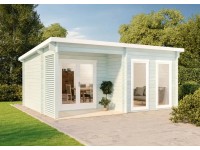 Carlsson Holz-Gartenhaus Pultdach Druckimprägniert 520 cm x 391 cm