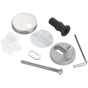 Set di fissaggio Wenko, 15 pezzi, per sedili WC con chiusura ammortizzata (Fix-Clip).