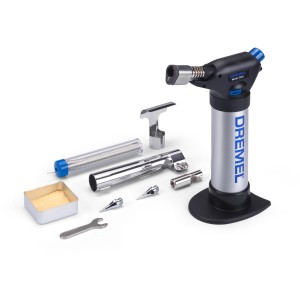 Dremel VersaFlame 2200-5 bruciatore a gas/saldatore con accessori per saldatura, brasatura e aria calda.