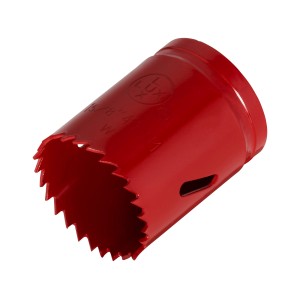 Seghe a tazza LUX rosse, diametro 41 mm, per trapani.