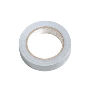 Ruban adhésif toilé universel LUX, argent, 25 m x 25 mm, pour réparations et fixations.