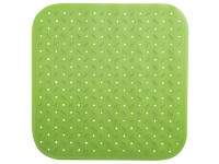 MSV Duschmatte rutschfest Kautschuk Pistazie 54 x 54 cm