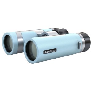 Goview Fernglas Zoomr 10x34, Magnesiumgehäuse, Miami Blau. Kompaktes Fernglas für Naturbeobachtung.