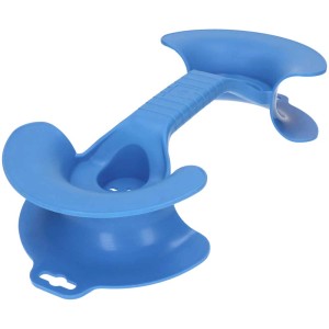 Haltère à câble bleue en polypropylène pour le stockage et le transport des câbles. Alternative pratique au touret.