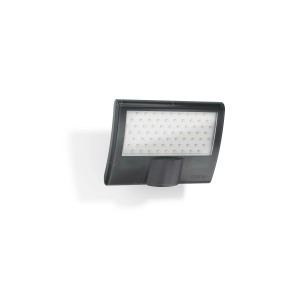 Faretto LED con sensore Steinel XLED curved antracite per esterni.