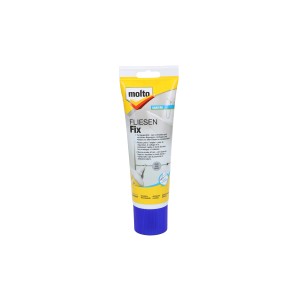 Tube Molto Fliesenfix Grau 330g, Spezialspachtel zum Kleben, Fugen und Reparieren von Fliesen.