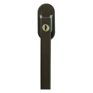 Abus Fenstergriff FG100 W C/DFNLI, abschließbarer Fenstergriff in Weiß.