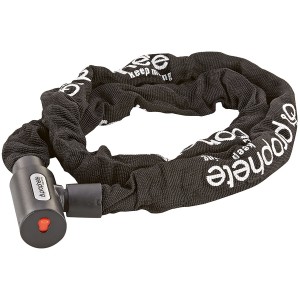 Lucchetto a catena nero Prophete, lunghezza 120 cm, per biciclette.