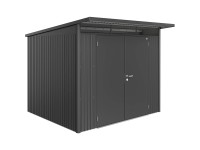 Biohort Metall-Gerätehaus AvantGarde A6 Dunkelgrau-Metallic BxT: 252 cm x 212 cm