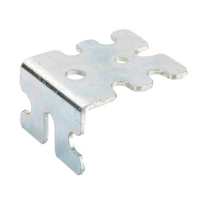 Hettich Eurowinkel System 32, staffa di collegamento in acciaio zincato per fori da 32 mm.