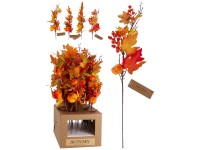 Herbstast Kunststoff Orange 70 cm assortiert / 1 Stk.