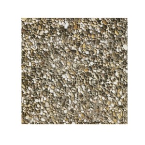 Lastra di pavimentazione in calcestruzzo lavato 40x40 cm con superficie in ghiaia del Reno per vialetti e terrazze.