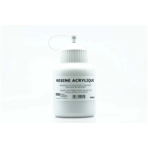 Pébéo Acrylharz 500 ml Flasche, für wisch- und wasserfeste Gouache, Künstlerbedarf.