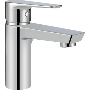Mitigeur de lavabo baliv WT-580 chromé, monocommande pour salle de bain.