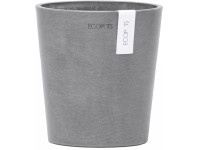 Ecopots Pflanzgefäss Morinda Grau Ø 14 cm / Höhe 16 cm