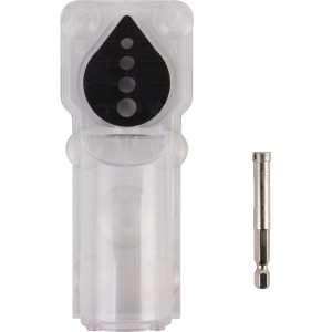 Foret diamant LUX-TOOLS 8 mm avec guide et canal de refroidissement pour carrelage.