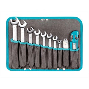 Boîte à outils Technocraft : Sac enroulable avec clés mixtes et outils.