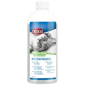 Trixie Fresh'n'Easy désodorisant litière chat fraîcheur printanière, flacon 750g.