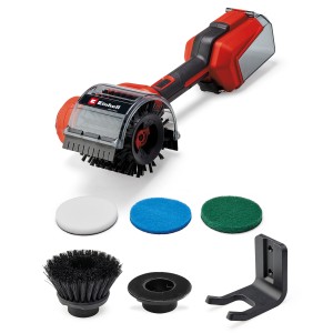 Einhell Power X-Change Picobella 18/90 Solo spazzola a batteria per superfici con spazzole e tamponi per la pulizia del giardino.