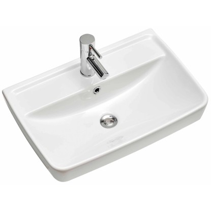 Pelipal Lavabo da appoggio Quickset 357 Bianco 60 cm