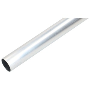 Tube en aluminium M25, longueur 2 m, pour installation de câbles en saillie.