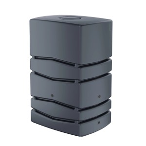 Waterform Aqua Tower, serbatoio acqua piovana, 450 l, antracite. Serbatoio quadrato per giardino.