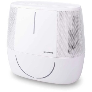 Purificateur d'air Antares blanc pour l'humidification et la purification de l'air.
