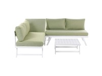 Beliani Lounge-Set Coccorrino Aluminium Grün