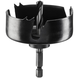 Tazza a corona Bosch 68mm per faretti, strumento per forare legno e cartongesso.