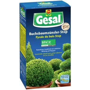 Gesal Buchsbaumzünsler-Stop, confezione da 12x1,5g per il controllo dei bruchi della piralide.