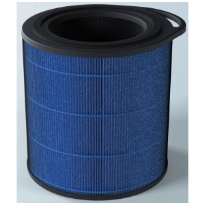 Filtro blu Mill HEPA 13 per purificatore d'aria, rimuove polline e virus.