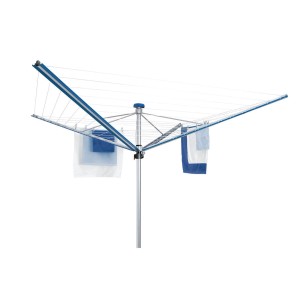 Stendibiancheria a ombrello Stewi Lady Plus, blu navy, con 60 m di filo e bucato.