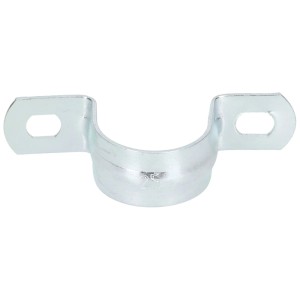Bride métallique M25, 2 pièces, galvanisée, lot de 10 pour goulottes de câbles.