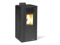 Ecofox Pelletofen Sahara 12 kanalisierbar Grau 10 kW