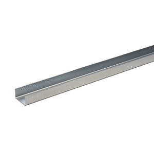 Profilo perimetrale Knauf UW, 40x75x2000 mm, per intelaiature e pareti divisorie interne.