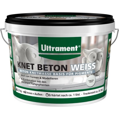 Ultrament Knetbeton Weiss 2,5 kg