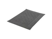 Kleine Wolke Frottiervorleger Bridge Baumwolle Dunkelgrau 50 x 70 cm