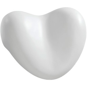 Oreiller de tête et de nuque Wenko blanc en forme de cœur pour un bain relaxant.