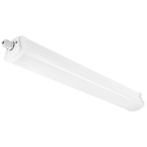 Weisse Nordlux LED Feuchtraumleuchte Oakland 60, 63cm, 22W. Ideal für Bad & Keller.