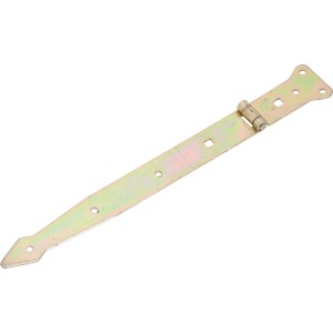 Penture à sceller zinguée jaune, 300 mm, pour fixations légères de portes et portails.