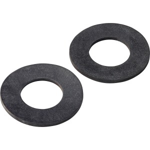 Lot de 2 manchons d'étanchéité noirs, Ø 63 mm, pour joints de tuyau de chasse.