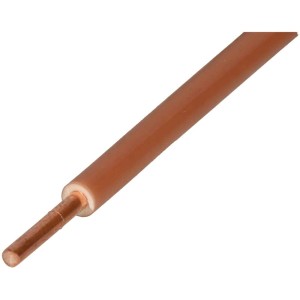 Filo T marrone H07V-U1, 1,5 mm², per installazioni elettriche.