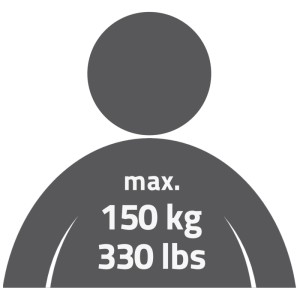 Image symbole : Tabouret de bain Ridder Go, charge max. 150 kg.