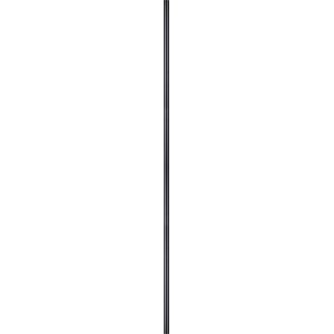 Schwarzes Rohr, 40 cm lang, Ø 2,7 cm, für Möbelbau und Deko im Industrial Look.