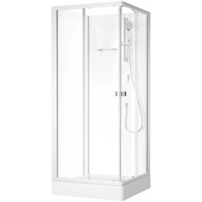 Baliv Komplettdusche DUK-85.110KE Silbermatt (HxBxT) 205 x 85 x 85 cm