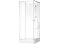 Baliv Komplettdusche DUK-85.110KE Silbermatt (HxBxT) 205 x 85 x 85 cm Baliv Komplettdusche DUK-85.110KE Silbermatt (HxBxT) 205 x 85 x 85 cm