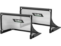 Salta Fussballtor-Set Challenge Schwarz 100 x 60 x 60 cm / 2 Stk.
