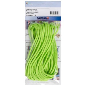 Hellgrüne Paracord Nylonschnur (5m) für Schmuckbasteln.