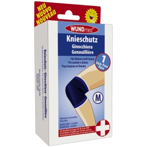 Wundmed Ginocchiera Blu Taglia M, per stabilizzare e alleviare il ginocchio.