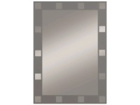 Siebdruckspiegel Domino Silber 50 x 70 cm Siebdruckspiegel Domino Silber 50 x 70 cm